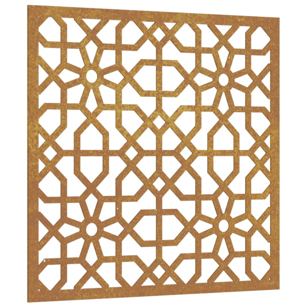 vidaXL Decor perete de grădină 55x55 cm, design maur, oțel Corten vidaXL Decor perete de grădină 55x55 cm, design maur, oțel Corten