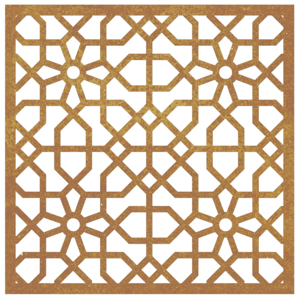 vidaXL Decor perete de grădină 55x55 cm, design maur, oțel Corten vidaXL Decor perete de grădină 55x55 cm, design maur, oțel Corten