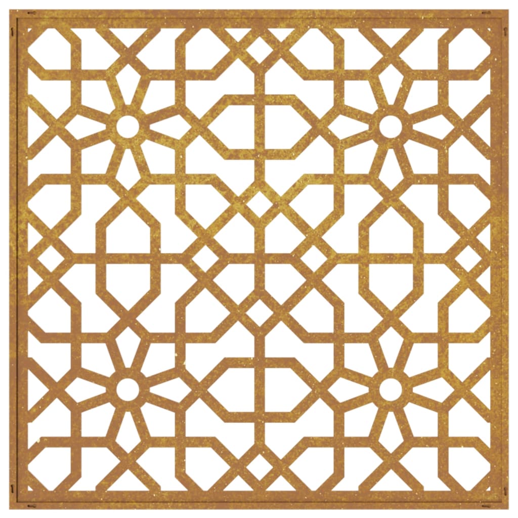 vidaXL Decor perete de grădină 55x55 cm, design maur, oțel Corten vidaXL Decor perete de grădină 55x55 cm, design maur, oțel Corten