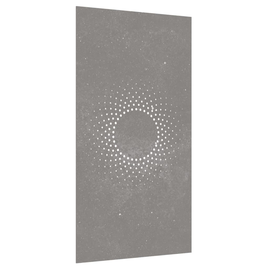 vidaXL Decor perete de grădină 105x55 cm design soare oțel Corten vidaXL Decor perete de grădină 105x55 cm design soare oțel Corten