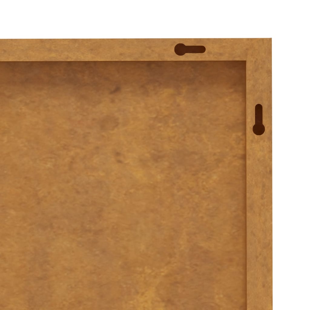 vidaXL Decor de perete 3 buc. 55x55 cm model iarba oțel Corten vidaXL Decor de perete 3 buc. 55x55 cm model iarba oțel Corten