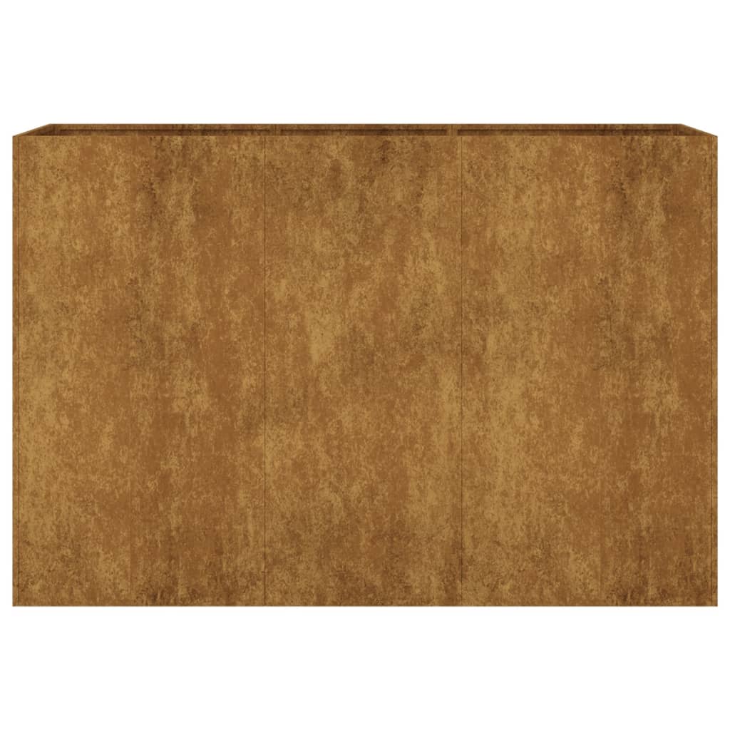 vidaXL Strat înălțat de grădină, 120x40x80 cm, oțel corten