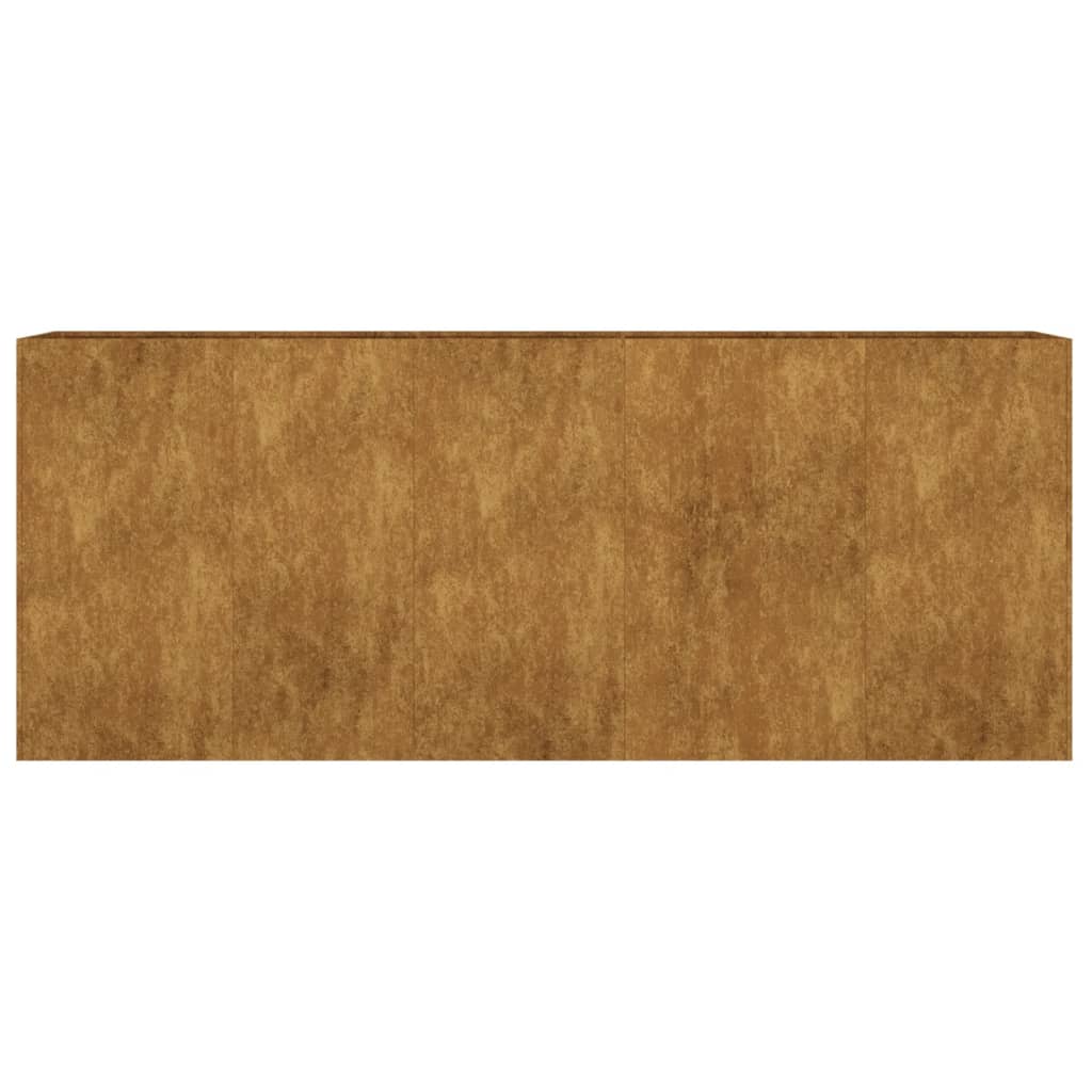 vidaXL Strat înălțat de grădină, 200x40x80 cm, oțel corten