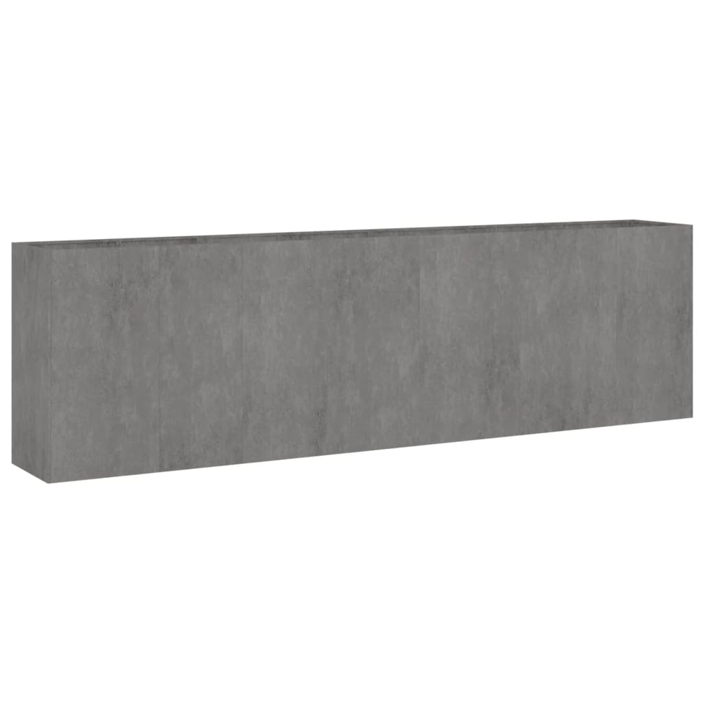vidaXL Strat înălțat de grădină, 280x40x80 cm, oțel corten