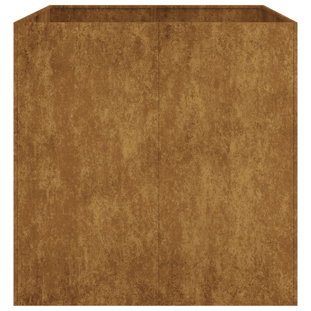 vidaXL Jardinieră, 80x80x80 cm, oțel corten vidaXL Jardinieră, 80x80x80 cm, oțel corten