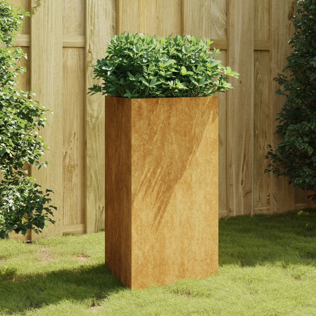 vidaXL Jardinieră de grădină, 50x43x75 cm, oțel corten vidaXL Jardinieră de grădină, 50x43x75 cm, oțel corten