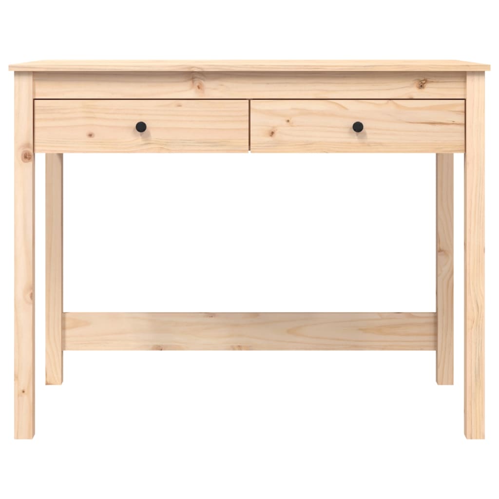 vidaXL Birou cu sertare, 100x50x78 cm, lemn masiv de pin vidaXL Birou cu sertare, 100x50x78 cm, lemn masiv de pin