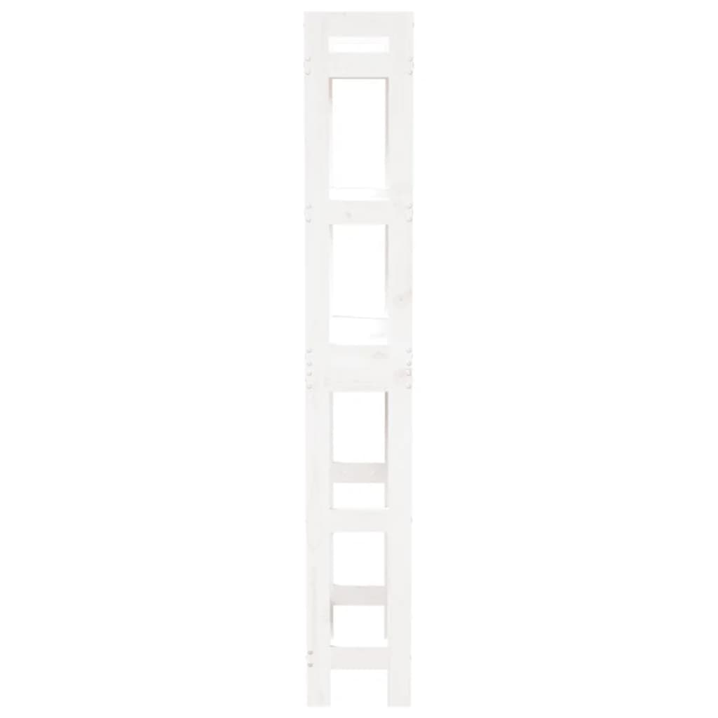 vidaXL Raft de toaletă, alb, 63x26x171 cm, lemn masiv de pin vidaXL Raft de toaletă, alb, 63x26x171 cm, lemn masiv de pin