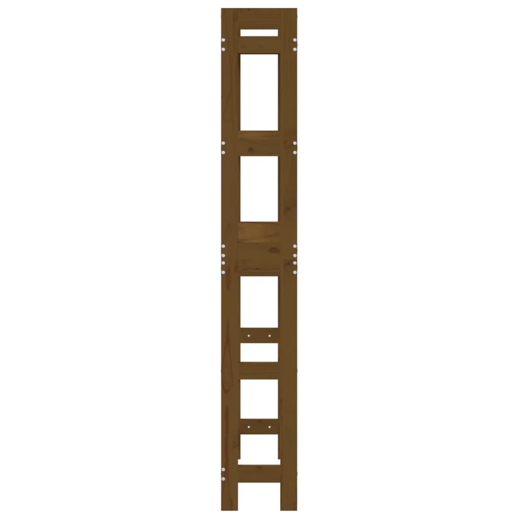 vidaXL Raft de toaletă, maro miere, 63x26x171 cm, lemn masiv de pin vidaXL Raft de toaletă, maro miere, 63x26x171 cm, lemn masiv de pin