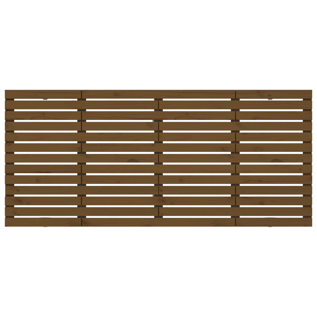 vidaXL Tăblie de pat pentru perete, maro miere, 206x3x91,5 cm lemn pin vidaXL Tăblie de pat pentru perete, maro miere, 206x3x91,5 cm lemn pin