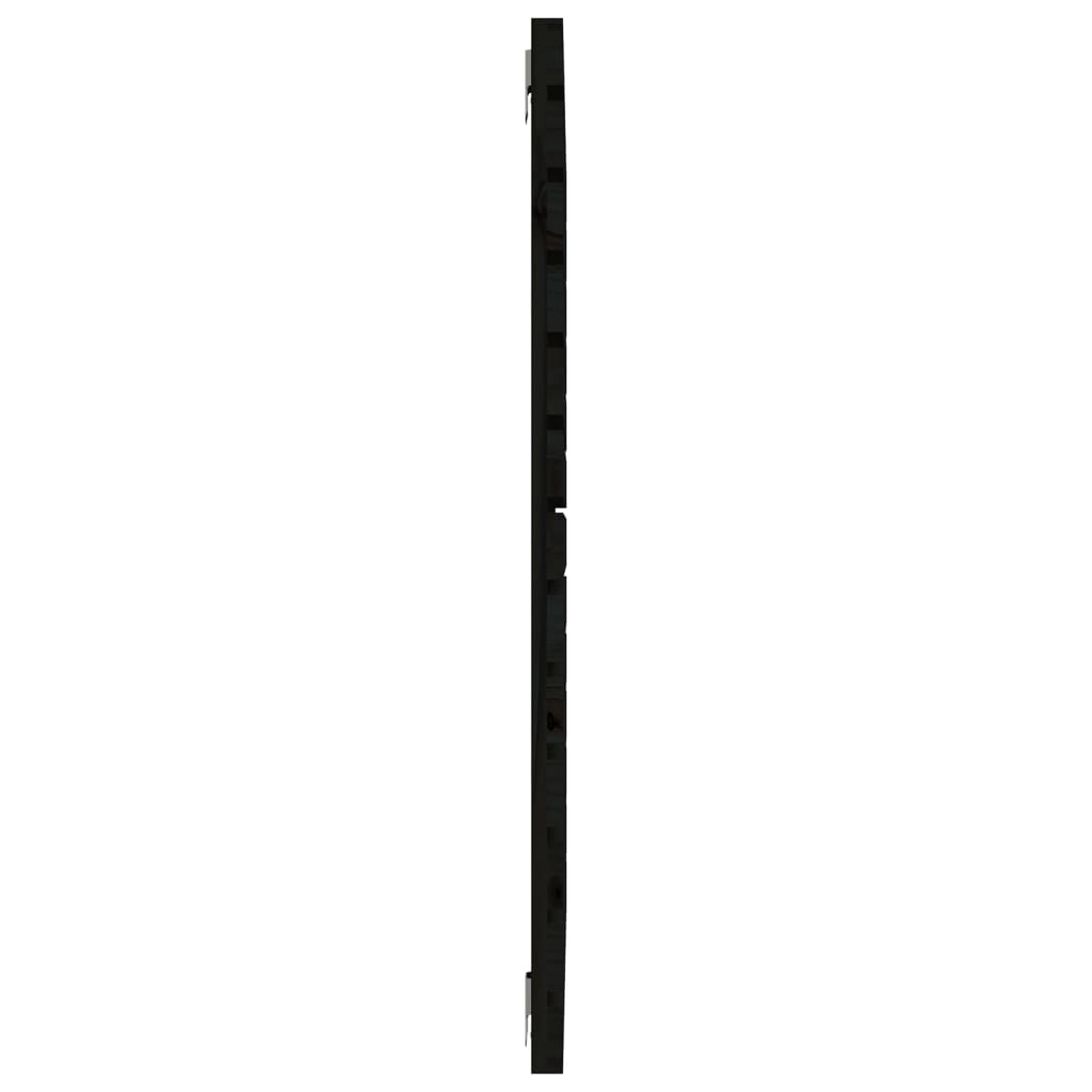 vidaXL Tăblie de pat pentru perete, negru 146x3x91,5 cm lemn masiv pin vidaXL Tăblie de pat pentru perete, negru 146x3x91,5 cm lemn masiv pin