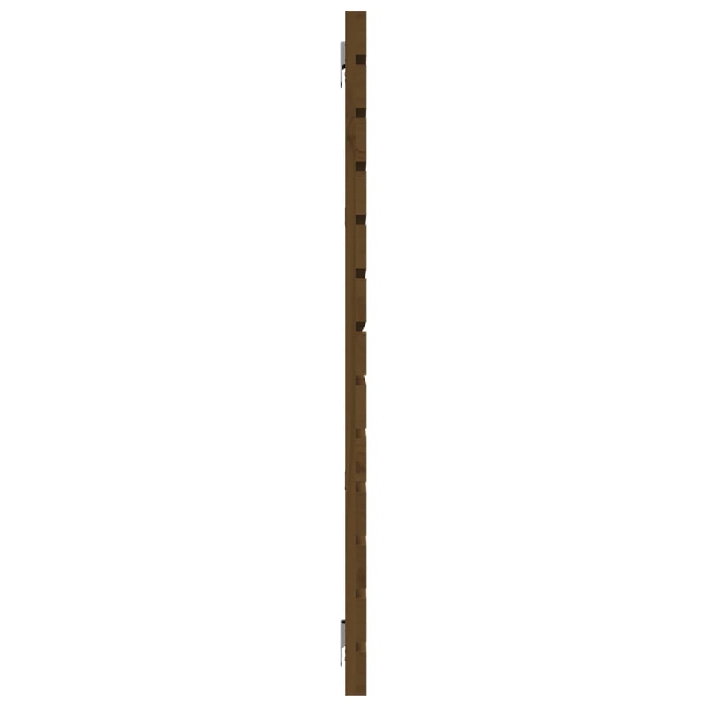 vidaXL Tăblie de pat pentru perete, maro miere, 156x3x91,5 cm lemn pin