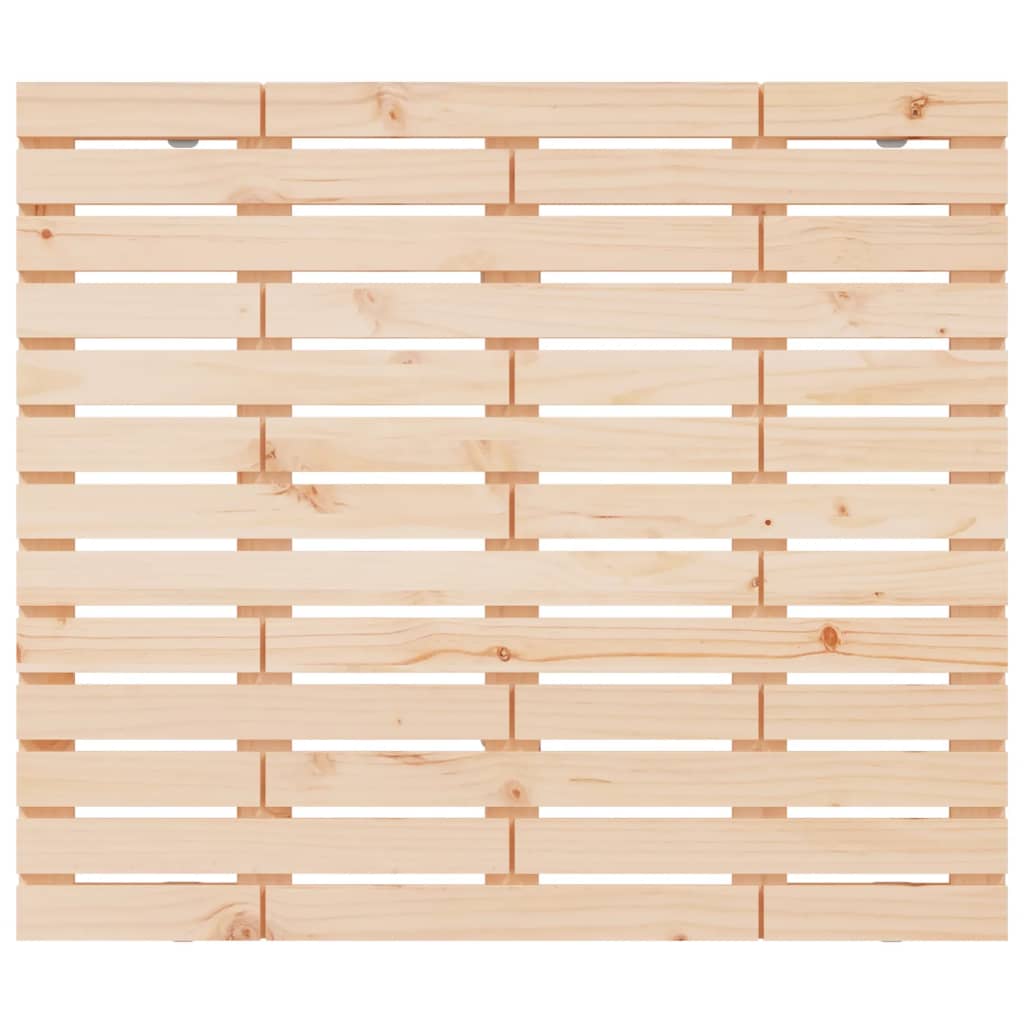 vidaXL Tăblie de pat pentru perete, 81x3x91,5 cm, lemn masiv de pin