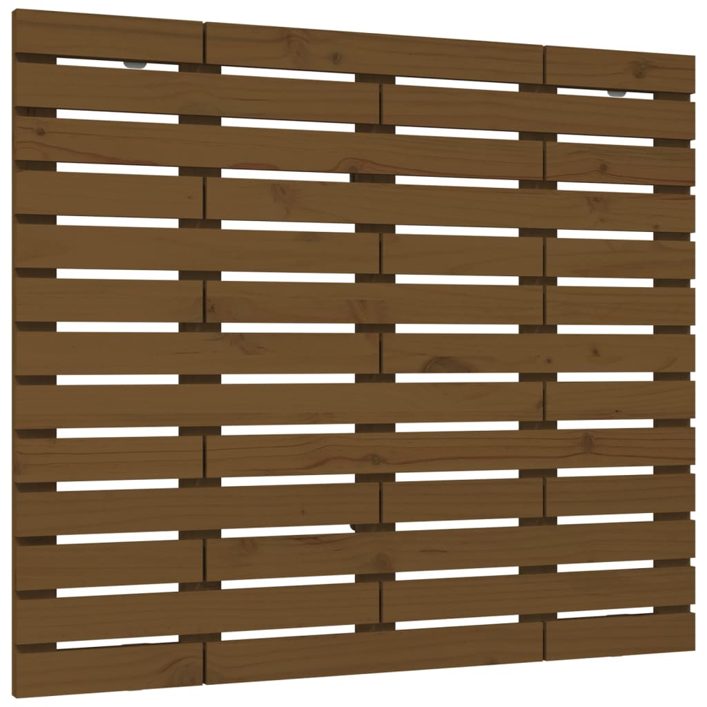vidaXL Tăblie de pat pentru perete, maro miere, 81x3x91,5 cm, lemn pin vidaXL Tăblie de pat pentru perete, maro miere, 81x3x91,5 cm, lemn pin