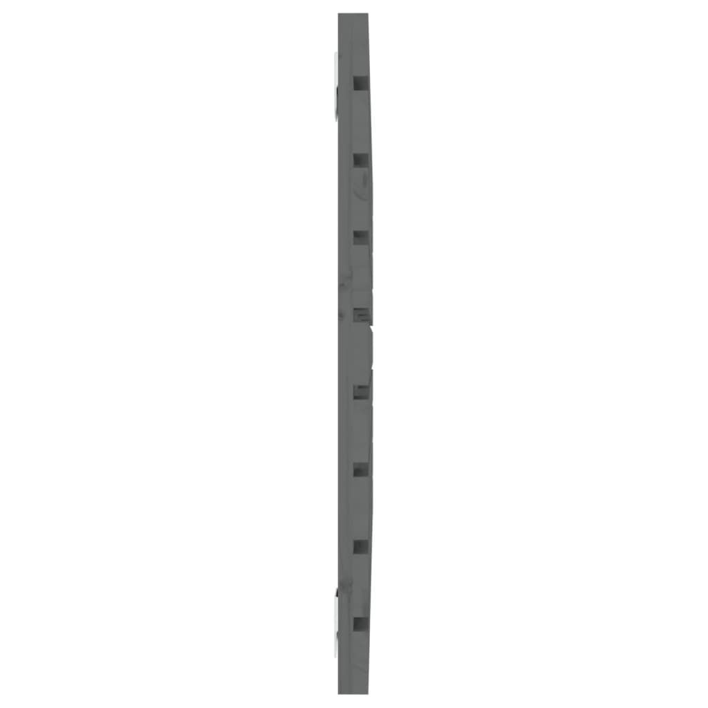 vidaXL Tăblie de pat pentru perete, gri, 106x3x63 cm, lemn masiv pin vidaXL Tăblie de pat pentru perete, gri, 106x3x63 cm, lemn masiv pin