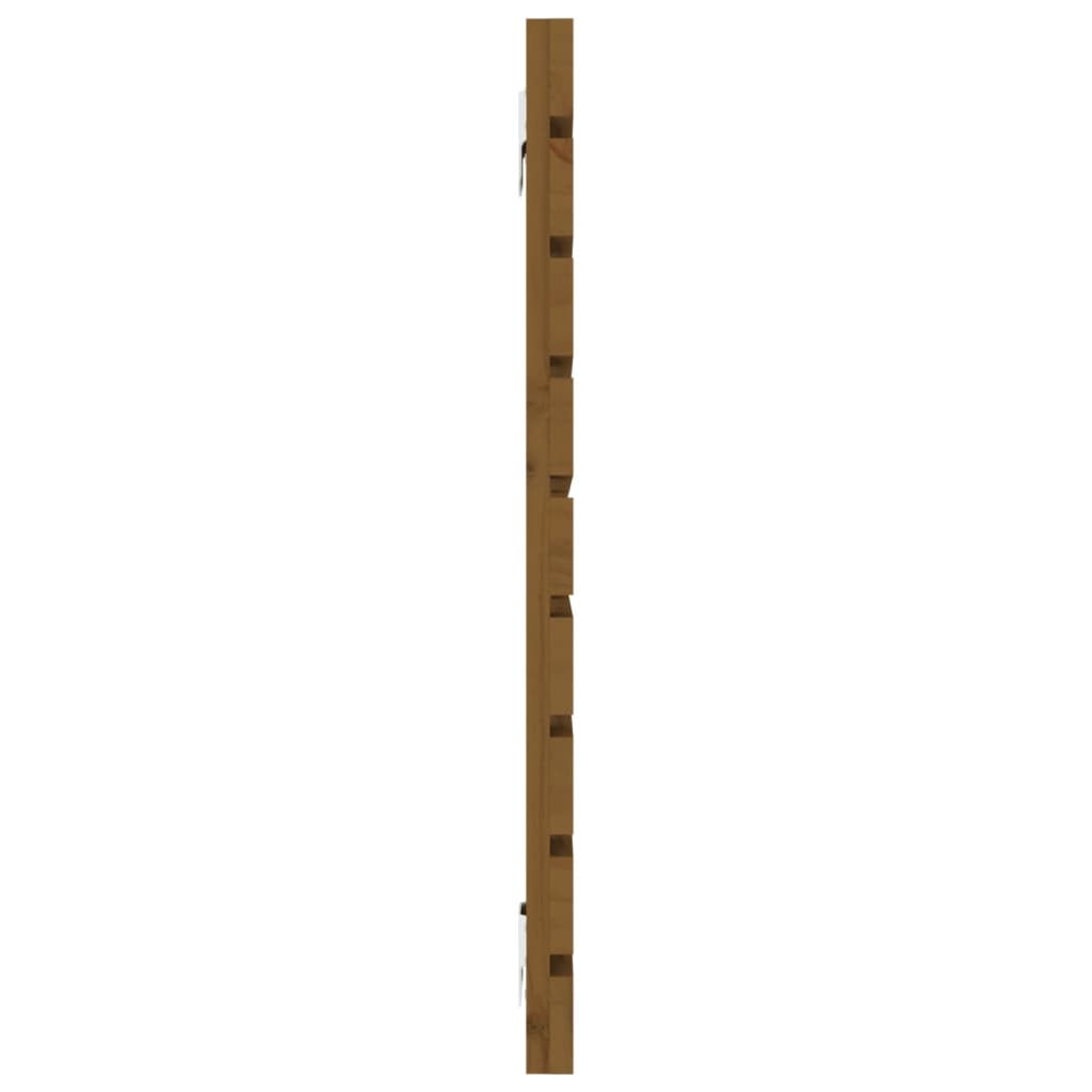 vidaXL Tăblie de pat pentru perete, maro miere, 156x3x63 cm, lemn pin vidaXL Tăblie de pat pentru perete, maro miere, 156x3x63 cm, lemn pin