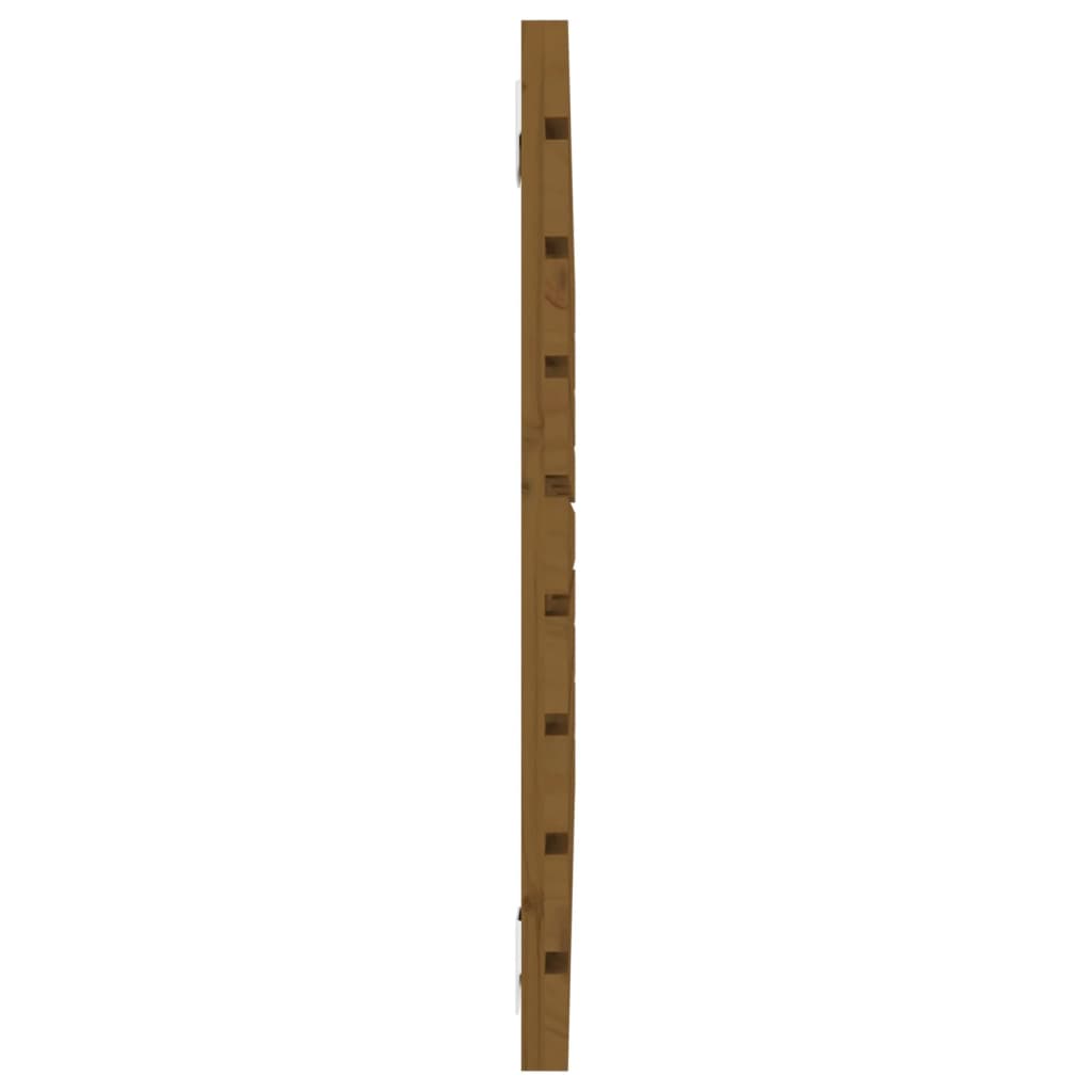 vidaXL Tăblie de pat pentru perete, maro miere, 81x3x63 cm, lemn pin vidaXL Tăblie de pat pentru perete, maro miere, 81x3x63 cm, lemn pin