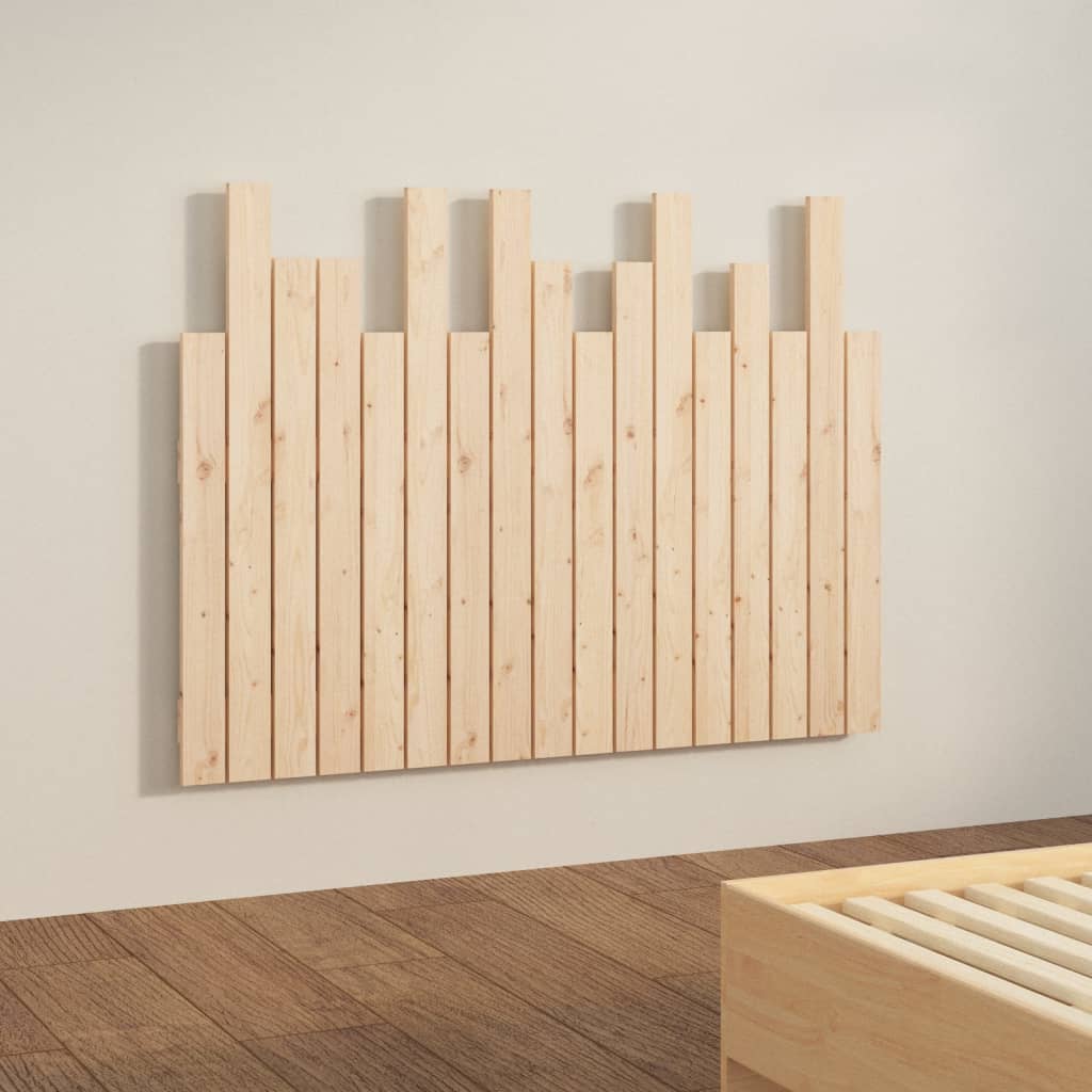vidaXL Tăblie de pat pentru perete, 108x3x80 cm, lemn masiv de pin