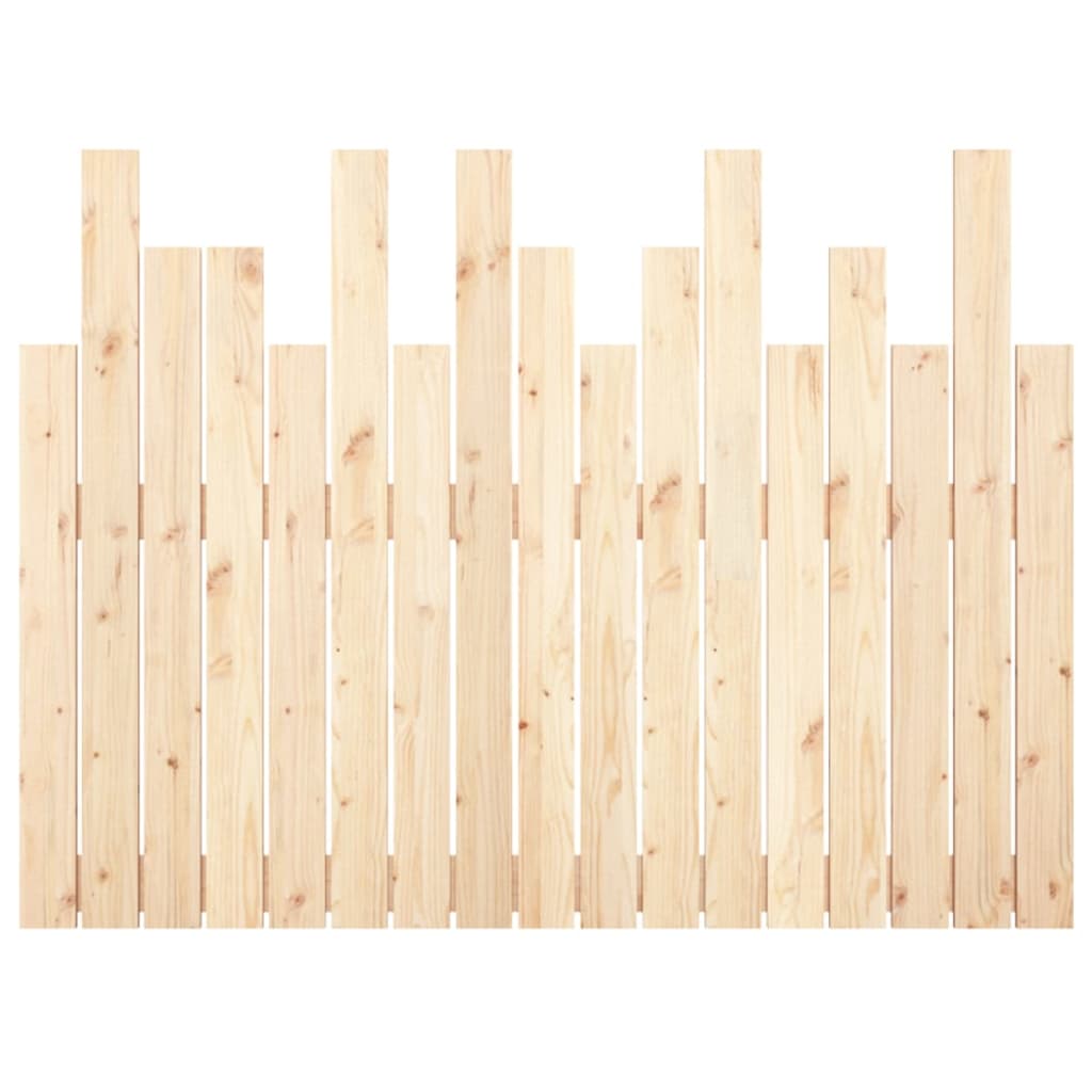 vidaXL Tăblie de pat pentru perete, 108x3x80 cm, lemn masiv de pin
