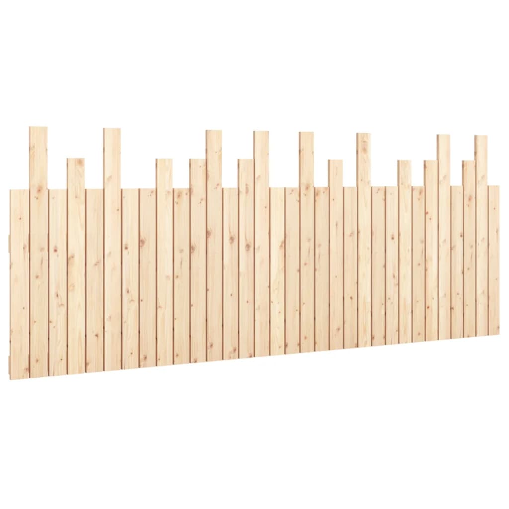 vidaXL Tăblie de pat pentru perete, 204x3x80 cm, lemn masiv de pin vidaXL Tăblie de pat pentru perete, 204x3x80 cm, lemn masiv de pin