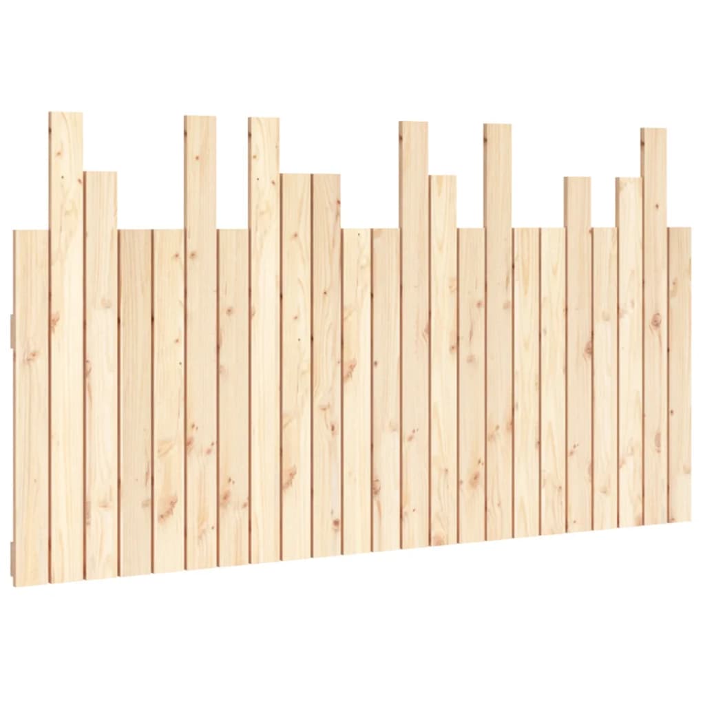 vidaXL Tăblie de pat pentru perete, 146,5x3x80 cm, lemn masiv de pin
