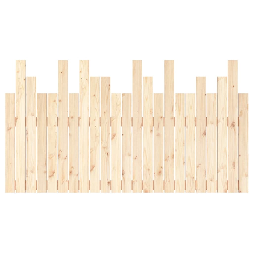 vidaXL Tăblie de pat pentru perete, 146,5x3x80 cm, lemn masiv de pin