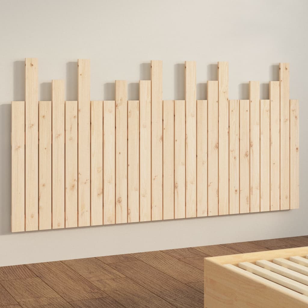 vidaXL Tăblie de pat pentru perete, 159,5x3x80 cm, lemn masiv de pin
