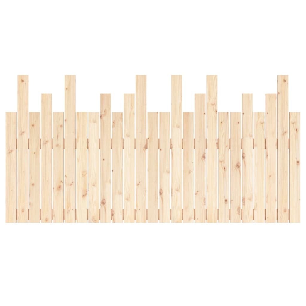 vidaXL Tăblie de pat pentru perete, 159,5x3x80 cm, lemn masiv de pin