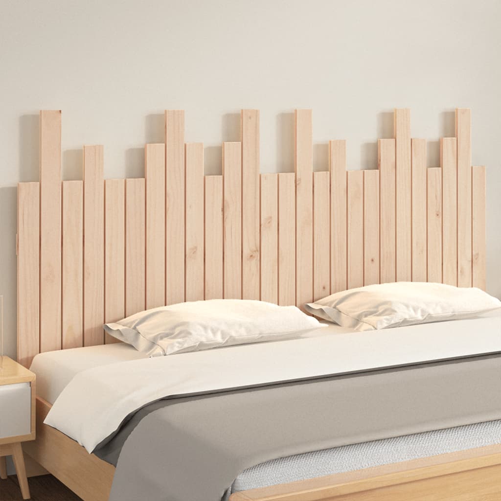 vidaXL Tăblie de pat pentru perete, 166x3x80 cm, lemn masiv de pin vidaXL Tăblie de pat pentru perete, 166x3x80 cm, lemn masiv de pin