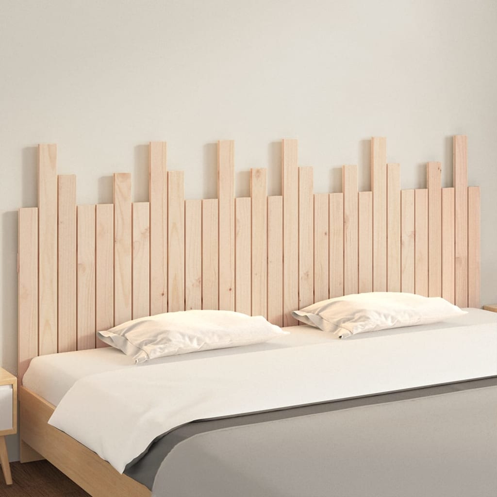 vidaXL Tăblie de pat pentru perete, 185x3x80 cm, lemn masiv de pin vidaXL Tăblie de pat pentru perete, 185x3x80 cm, lemn masiv de pin