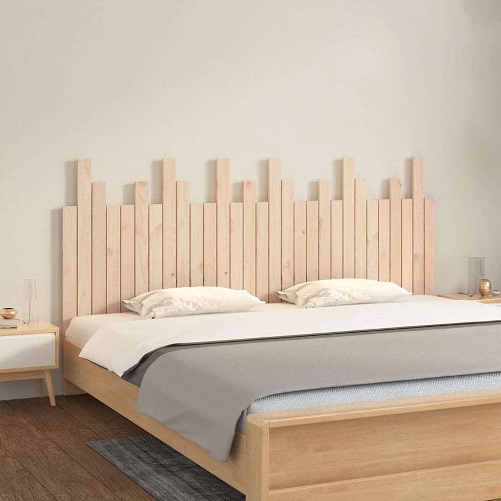 vidaXL Tăblie de pat pentru perete, 185x3x80 cm, lemn masiv de pin vidaXL Tăblie de pat pentru perete, 185x3x80 cm, lemn masiv de pin
