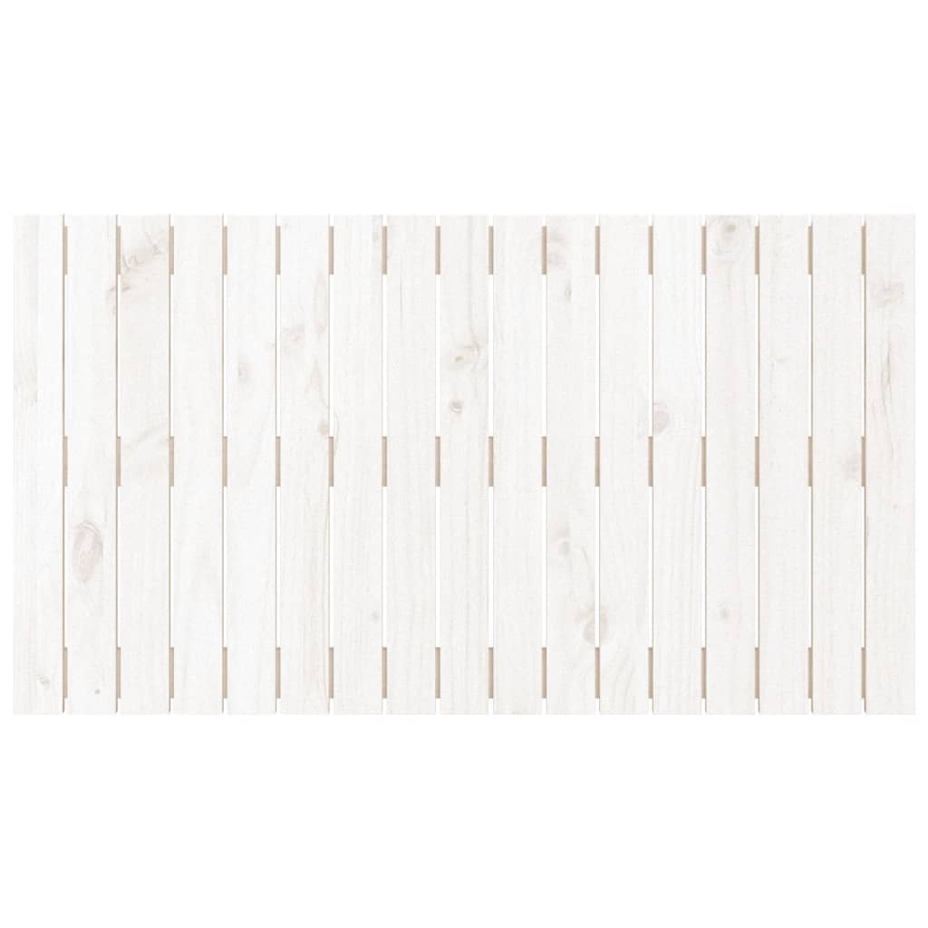 vidaXL Tăblie de pat pentru perete, alb, 108x3x60 cm, lemn masiv pin vidaXL Tăblie de pat pentru perete, alb, 108x3x60 cm, lemn masiv pin