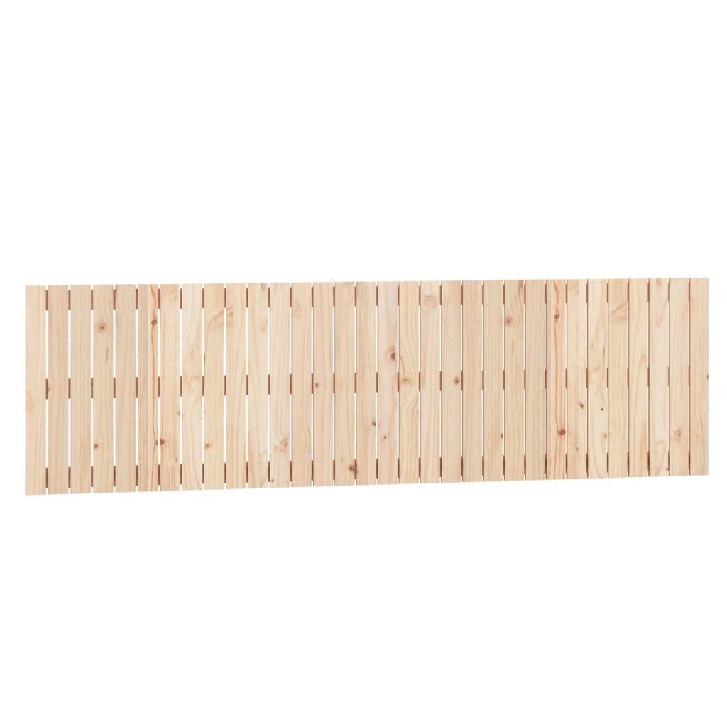 vidaXL Tăblie de pat pentru perete, 204x3x60 cm, lemn masiv de pin
