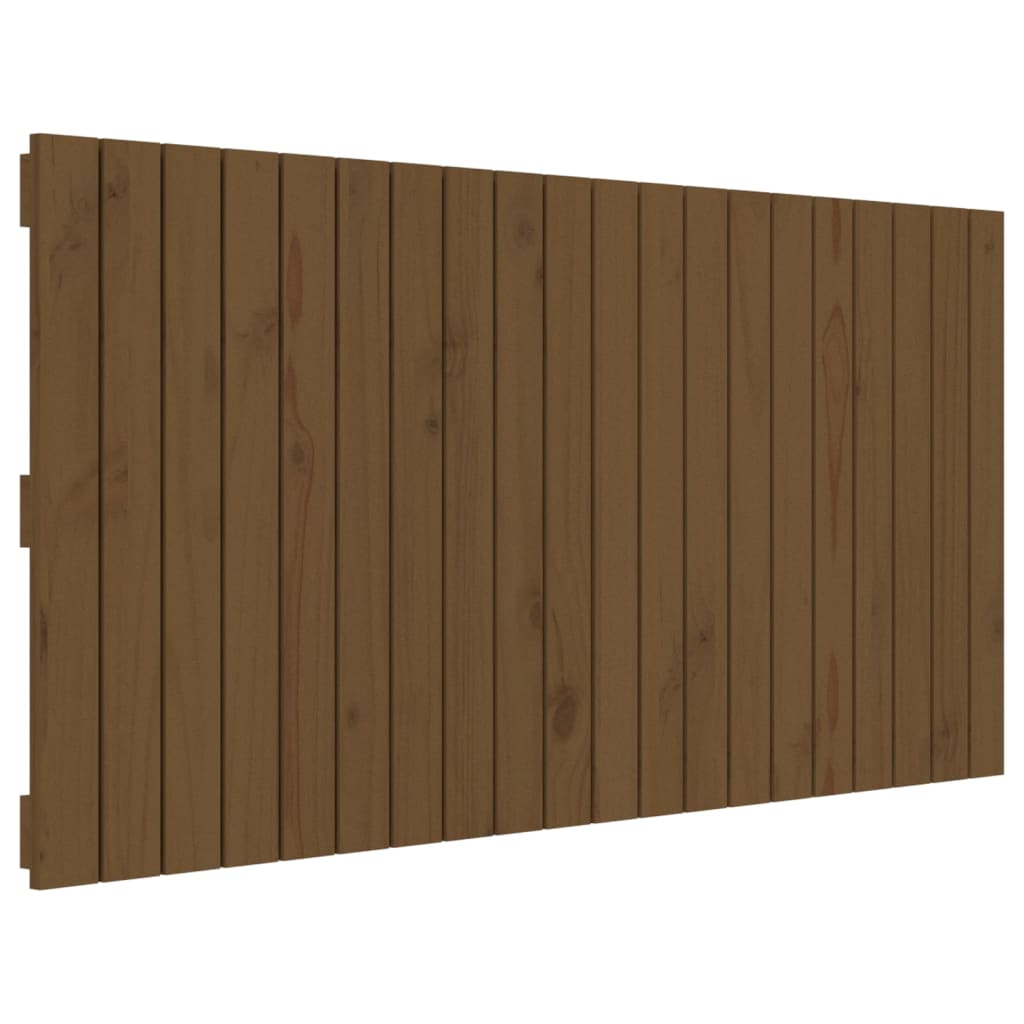 vidaXL Tăblie de pat pentru perete, maro miere, 127,5x3x60 cm vidaXL Tăblie de pat pentru perete, maro miere, 127,5x3x60 cm