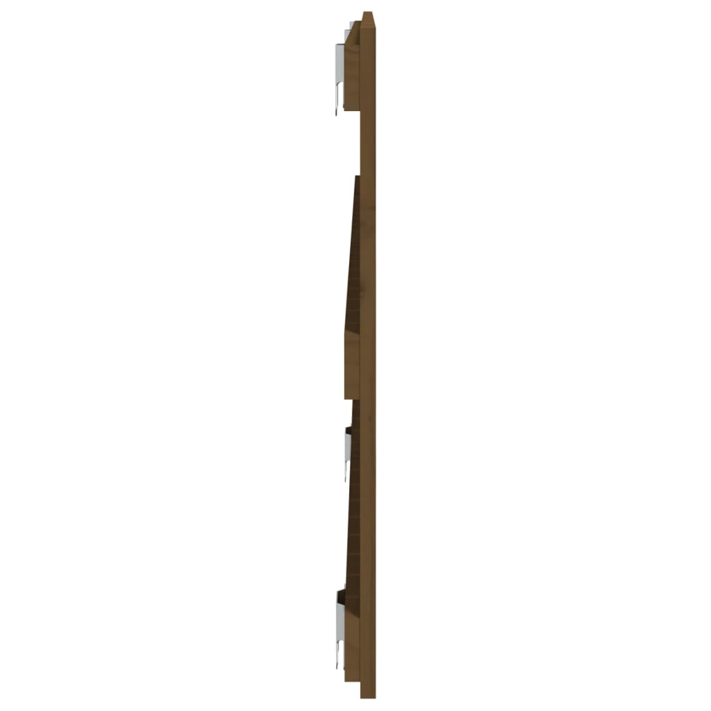 vidaXL Tăblie de pat pentru perete, maro miere, 127,5x3x60 cm vidaXL Tăblie de pat pentru perete, maro miere, 127,5x3x60 cm