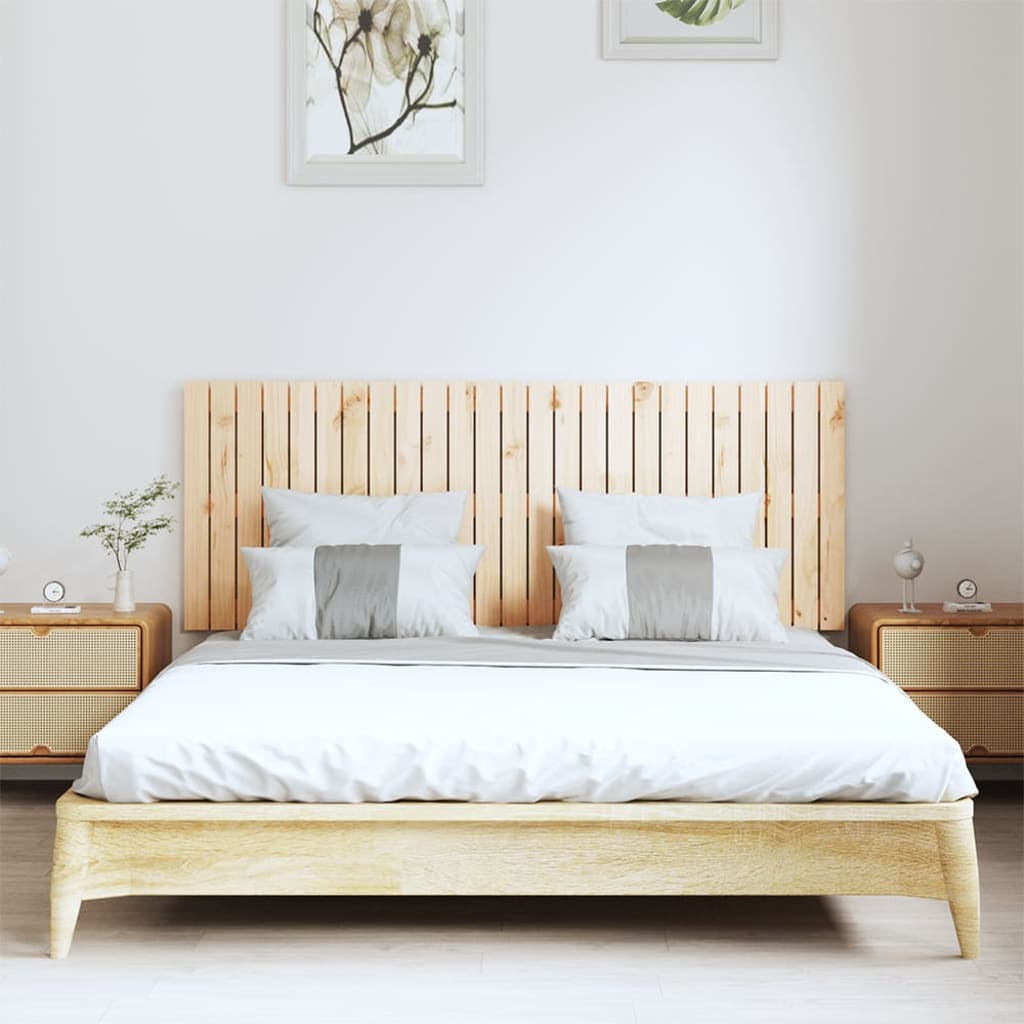 vidaXL Tăblie de pat pentru perete, 159,5x3x60 cm, lemn masiv de pin vidaXL Tăblie de pat pentru perete, 159,5x3x60 cm, lemn masiv de pin