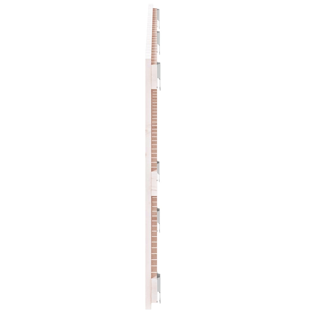 vidaXL Tăblie de pat pentru perete, alb, 159,5x3x60 cm, lemn masiv pin