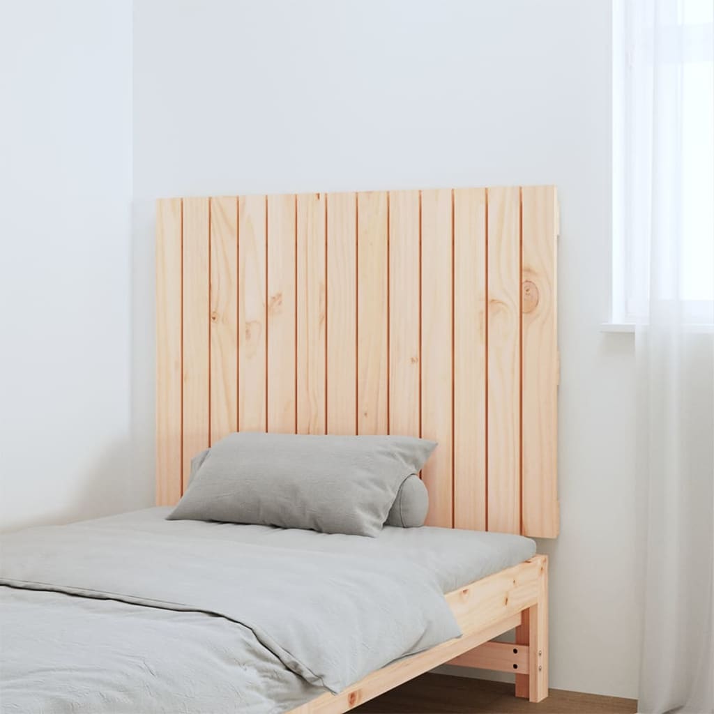 vidaXL Tăblie de pat pentru perete, 82,5x3x60 cm, lemn masiv de pin vidaXL Tăblie de pat pentru perete, 82,5x3x60 cm, lemn masiv de pin