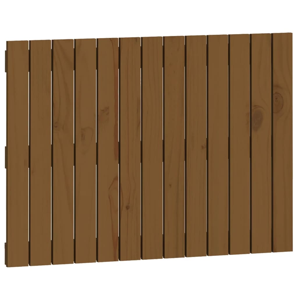 vidaXL Tăblie de pat pentru perete, maro miere, 82,5x3x60 cm vidaXL Tăblie de pat pentru perete, maro miere, 82,5x3x60 cm