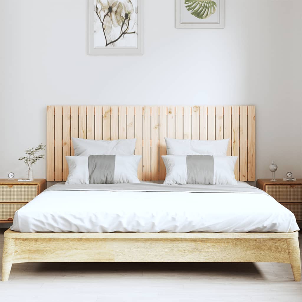 vidaXL Tăblie de pat pentru perete, 166x3x60 cm, lemn masiv de pin