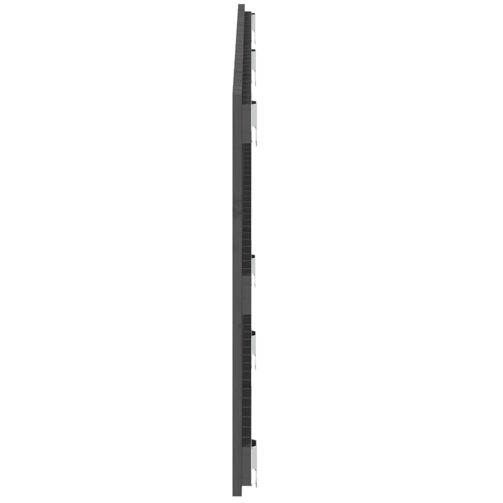 vidaXL Tăblie de pat pentru perete, gri, 166x3x60 cm, lemn masiv pin vidaXL Tăblie de pat pentru perete, gri, 166x3x60 cm, lemn masiv pin