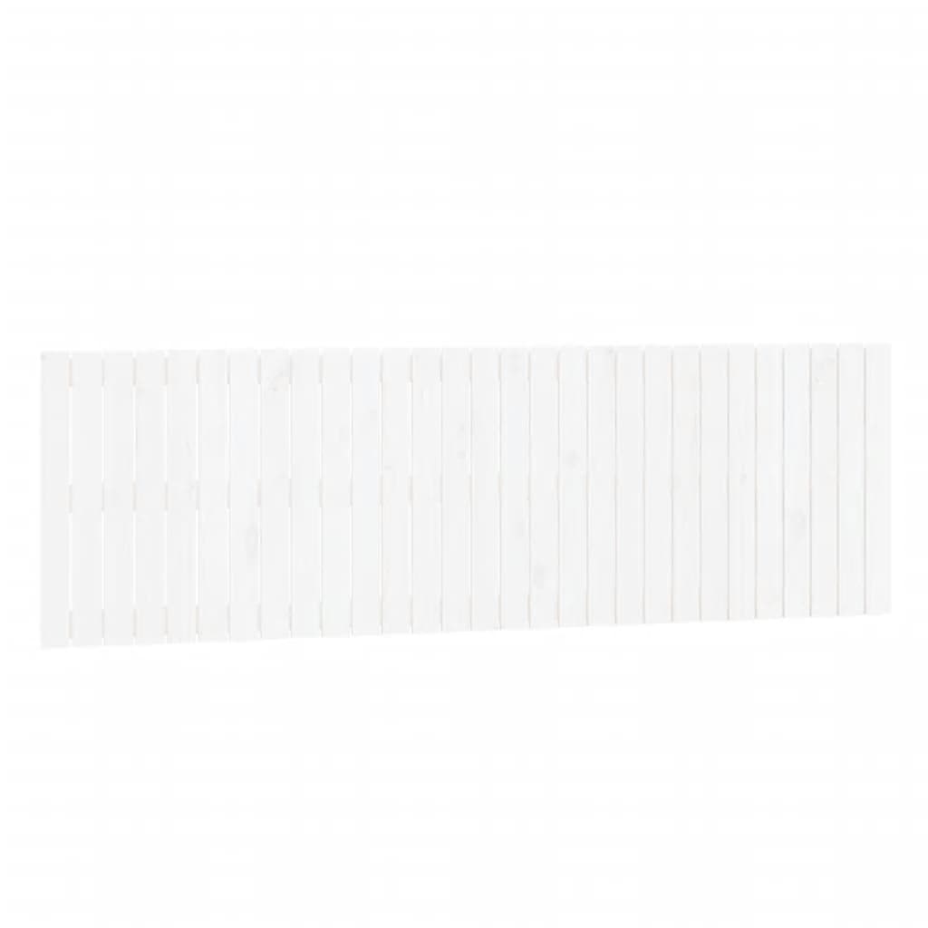 vidaXL Tăblie de pat pentru perete, alb, 185x3x60 cm, lemn masiv pin vidaXL Tăblie de pat pentru perete, alb, 185x3x60 cm, lemn masiv pin