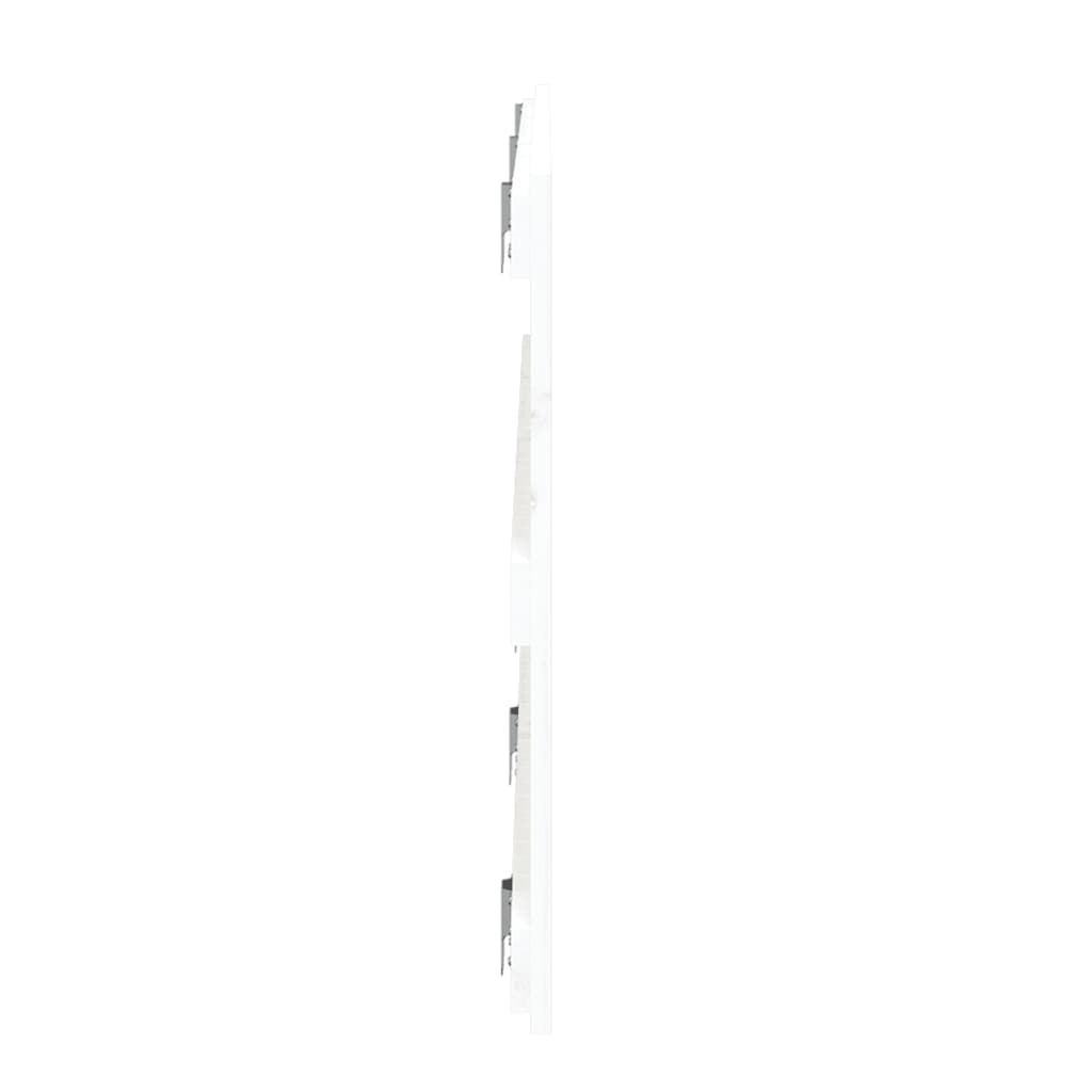 vidaXL Tăblie de pat pentru perete, alb, 185x3x60 cm, lemn masiv pin vidaXL Tăblie de pat pentru perete, alb, 185x3x60 cm, lemn masiv pin