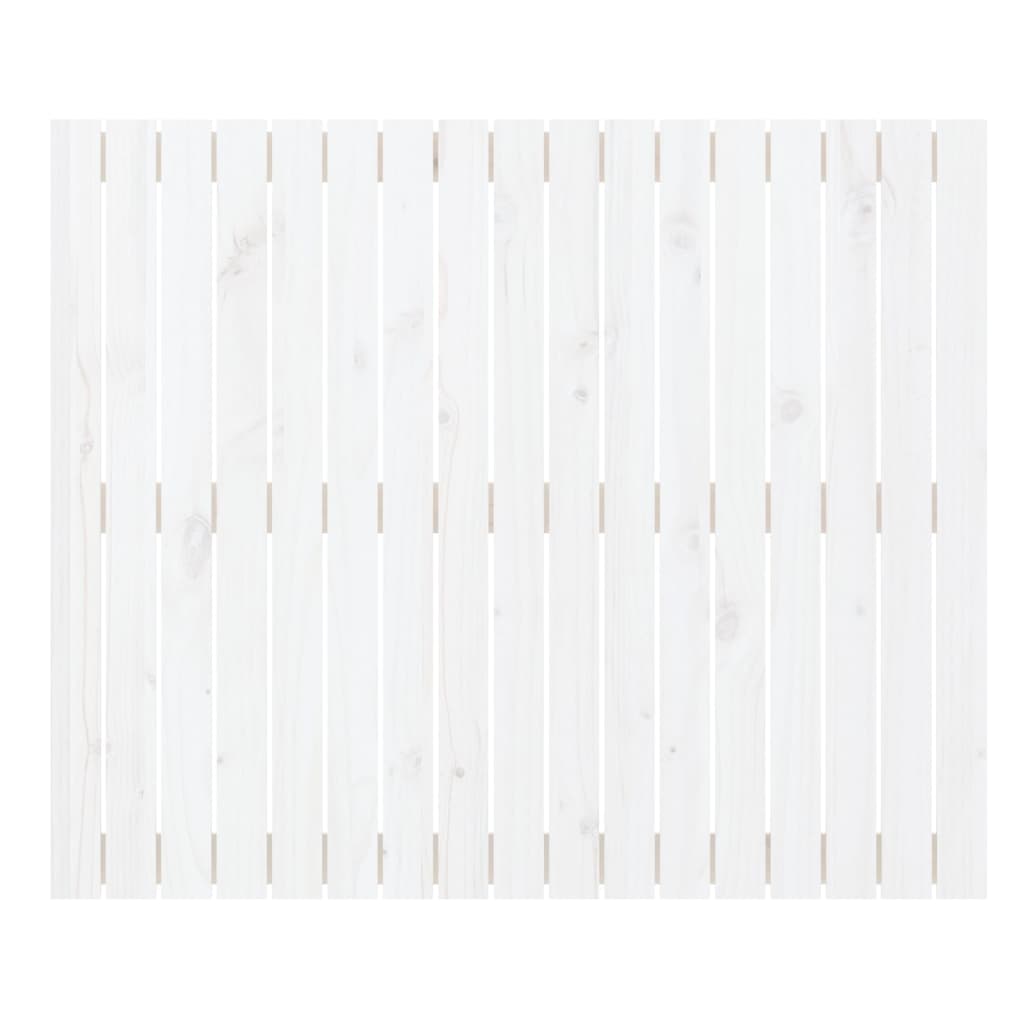 vidaXL Tăblie de pat pentru perete, alb, 108x3x90 cm, lemn masiv pin vidaXL Tăblie de pat pentru perete, alb, 108x3x90 cm, lemn masiv pin