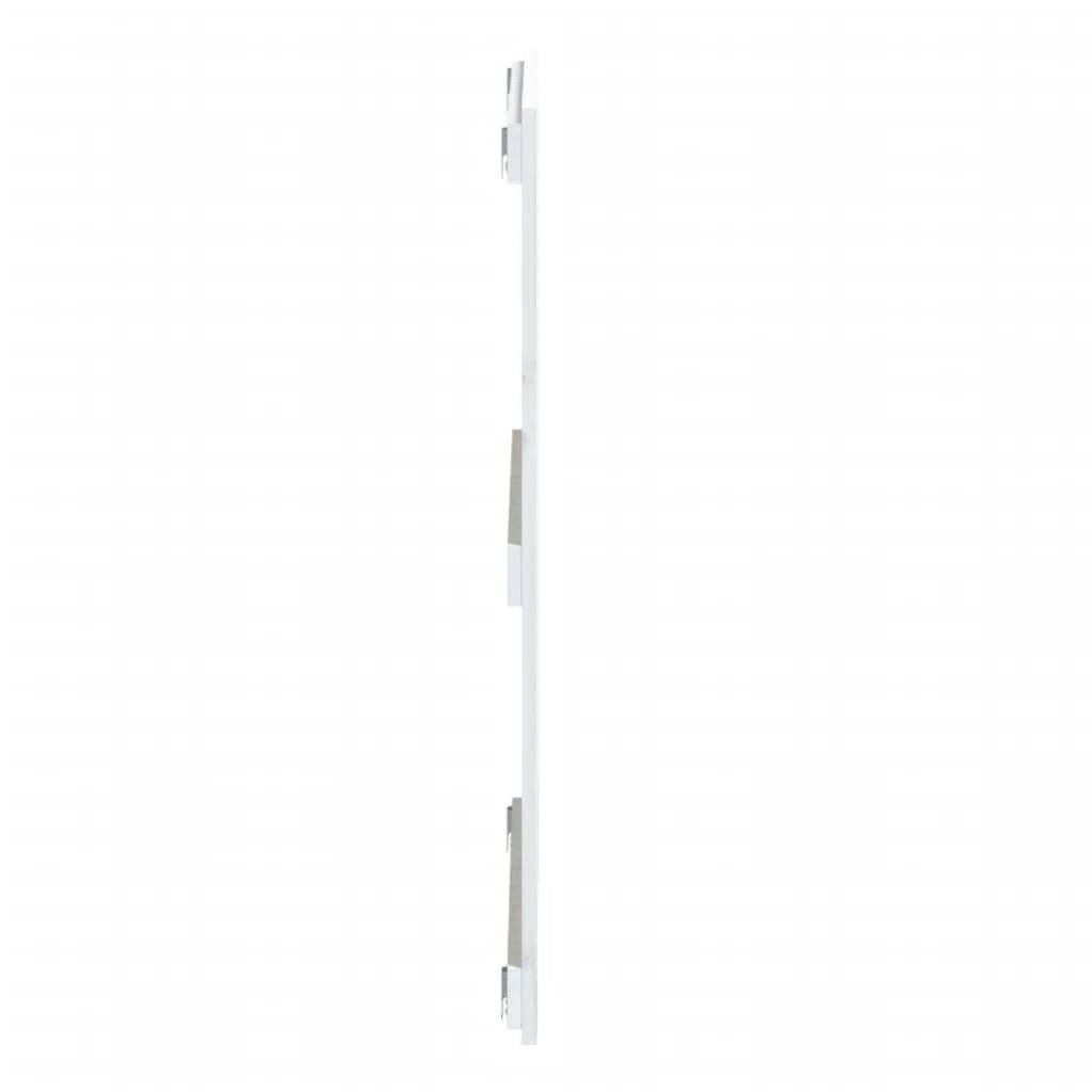 vidaXL Tăblie de pat pentru perete, alb, 108x3x90 cm, lemn masiv pin vidaXL Tăblie de pat pentru perete, alb, 108x3x90 cm, lemn masiv pin