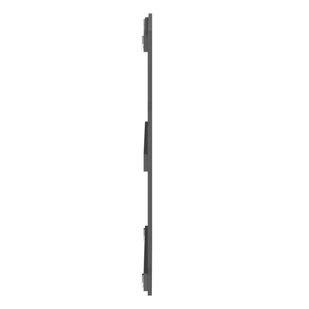 vidaXL Tăblie de pat pentru perete, gri, 108x3x90 cm, lemn masiv pin vidaXL Tăblie de pat pentru perete, gri, 108x3x90 cm, lemn masiv pin