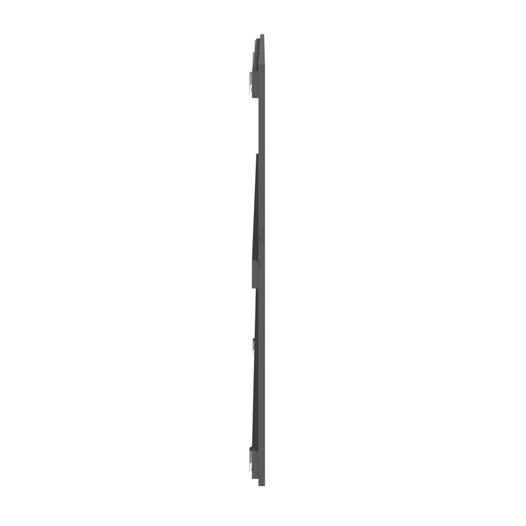 vidaXL Tăblie de pat pentru perete, gri, 204x3x90 cm, lemn masiv pin vidaXL Tăblie de pat pentru perete, gri, 204x3x90 cm, lemn masiv pin