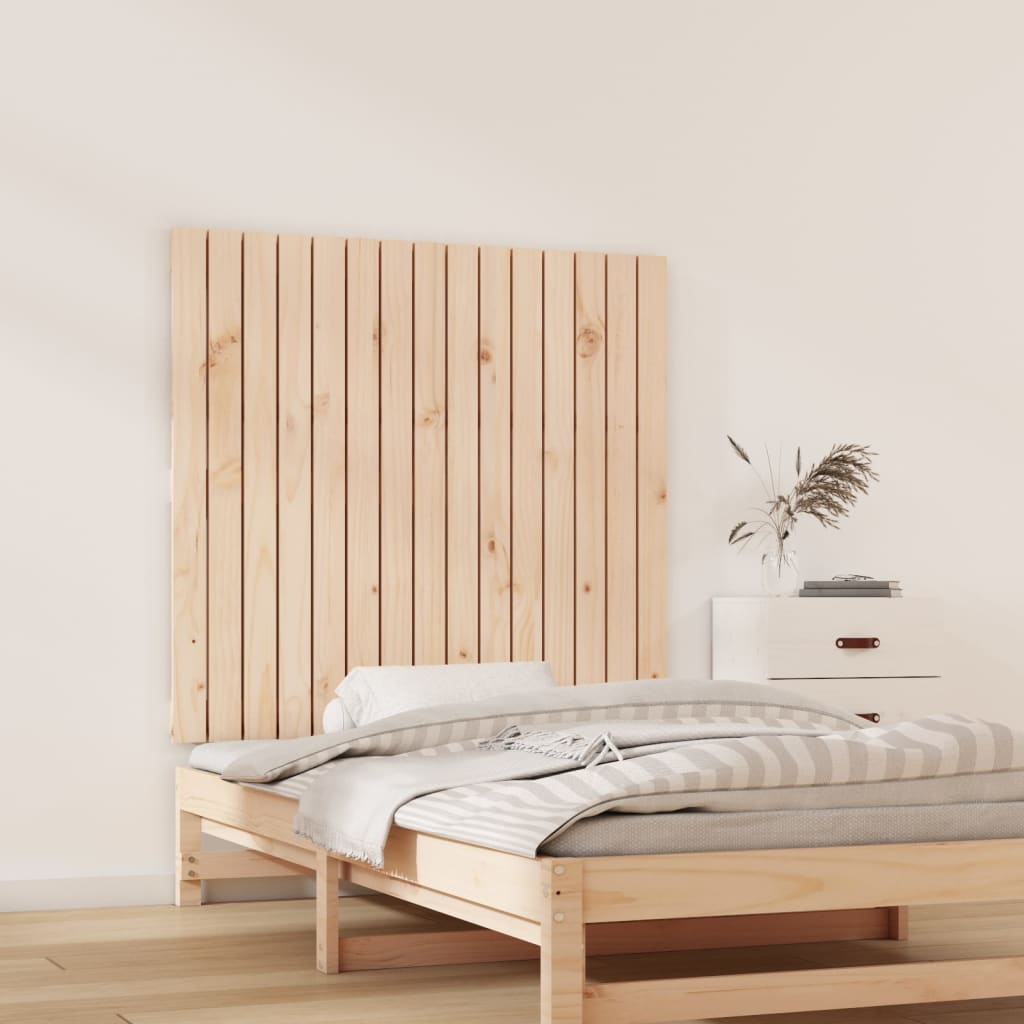 vidaXL Tăblie de pat pentru perete, 95,5x3x90 cm, lemn masiv de pin vidaXL Tăblie de pat pentru perete, 95,5x3x90 cm, lemn masiv de pin