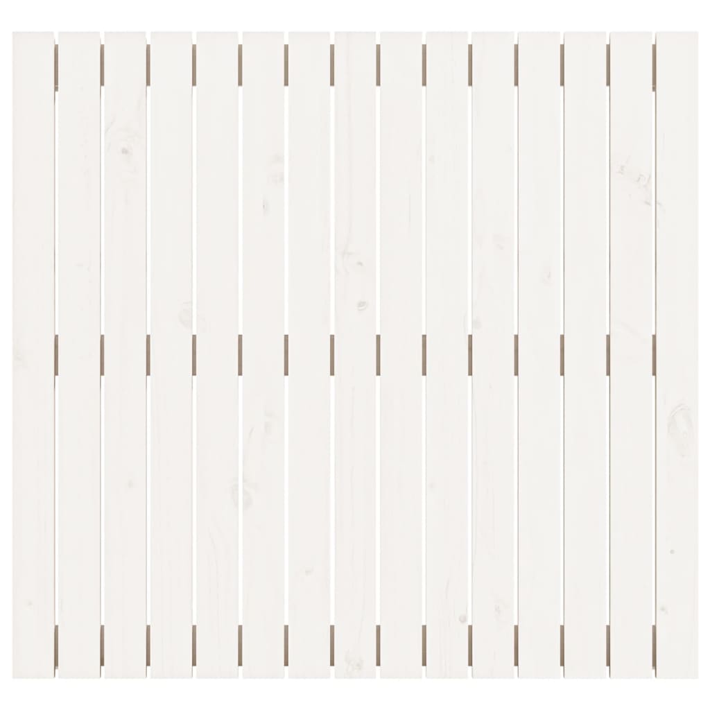 vidaXL Tăblie de pat pentru perete, alb, 95,5x3x90 cm, lemn masiv pin vidaXL Tăblie de pat pentru perete, alb, 95,5x3x90 cm, lemn masiv pin