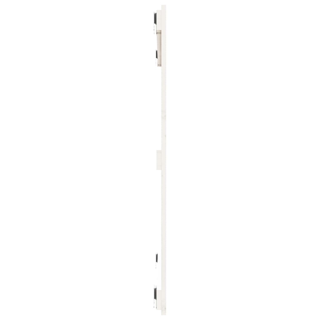 vidaXL Tăblie de pat pentru perete, alb, 95,5x3x90 cm, lemn masiv pin vidaXL Tăblie de pat pentru perete, alb, 95,5x3x90 cm, lemn masiv pin